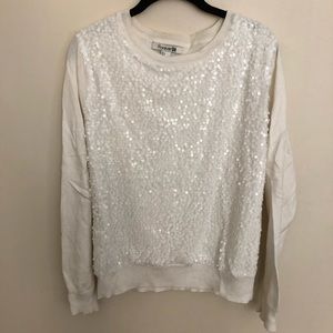 Festive Sequined Sweater